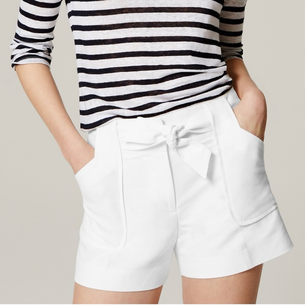 LOFT Tie Waist SALLY Shorts NWT